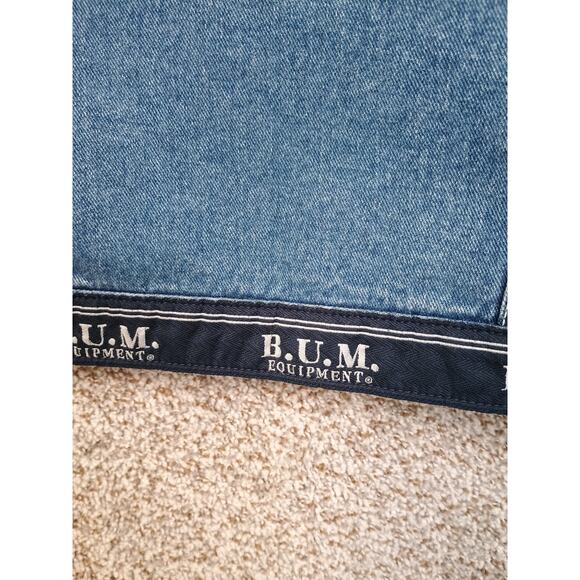 Vintage Y2K B.U.M. Equipment Women's Denim Jacket Size M Blue Jeanswear - Picture 4 of 11